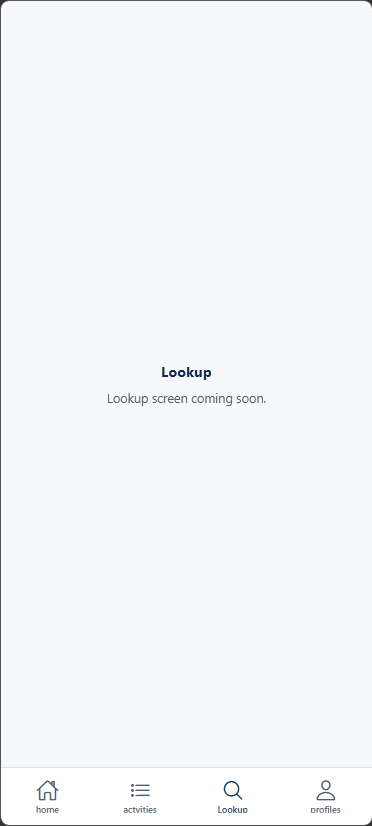 Lookup coming soon
